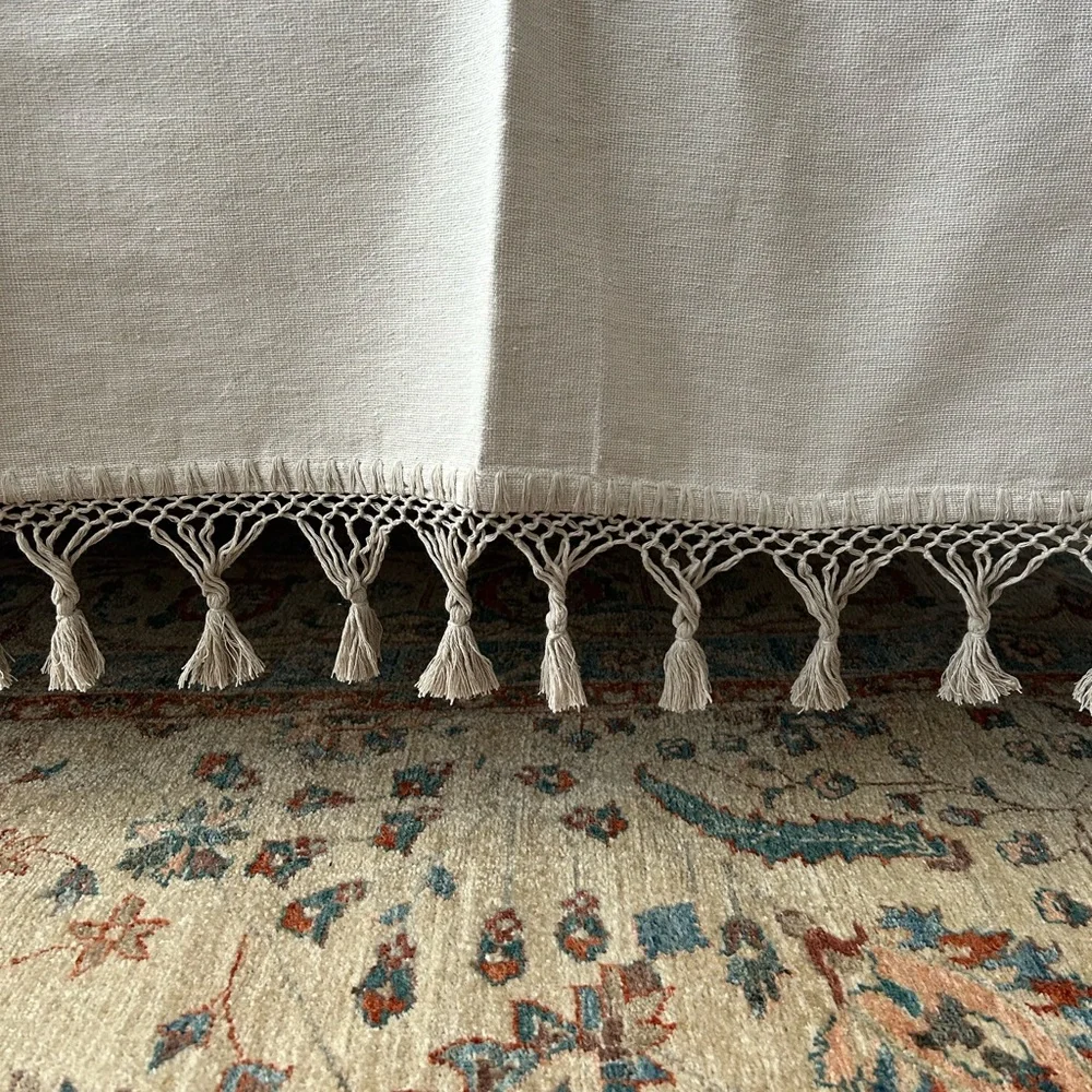 Hand Loom  Queen Size Cotton Bedspread.